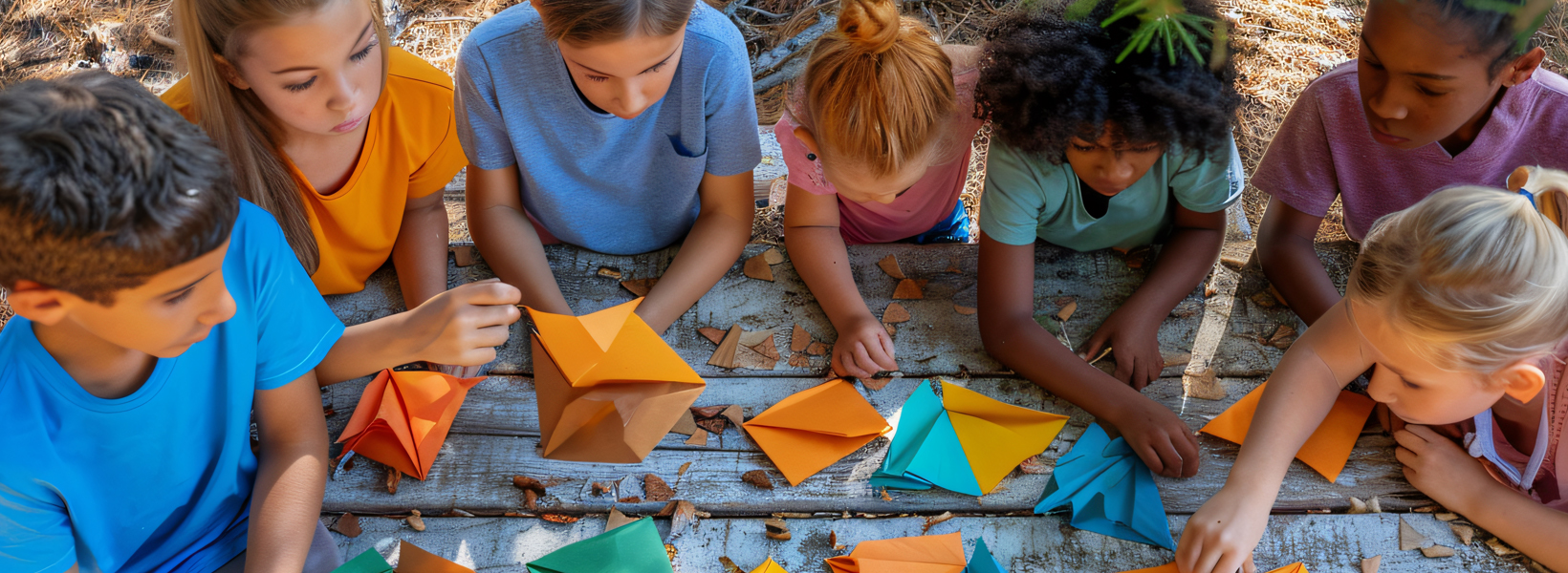 Students exploring Montessori learning at Share Virtue
